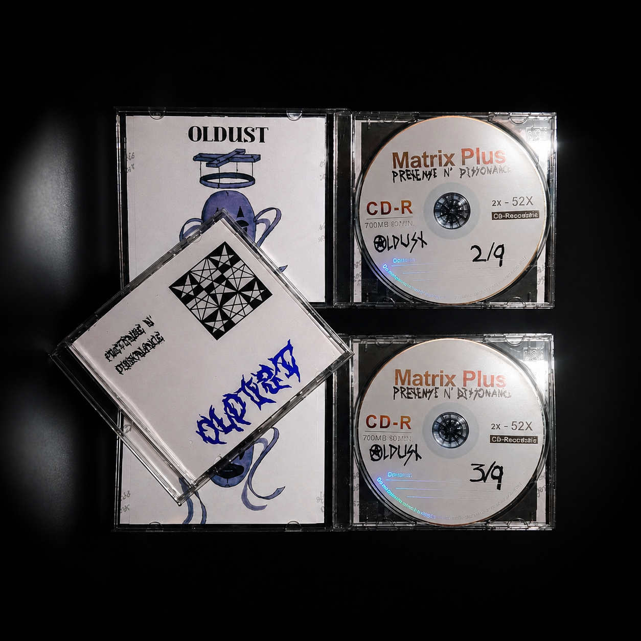CD OLDUST — Pretense N' Dissonance, cara B